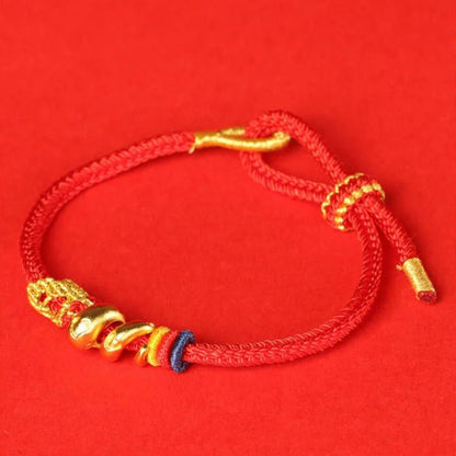 Snake Year Handcrafted Red String Bracelet – Good Luck & Prosperity Charm for Men and Women - STAR8S