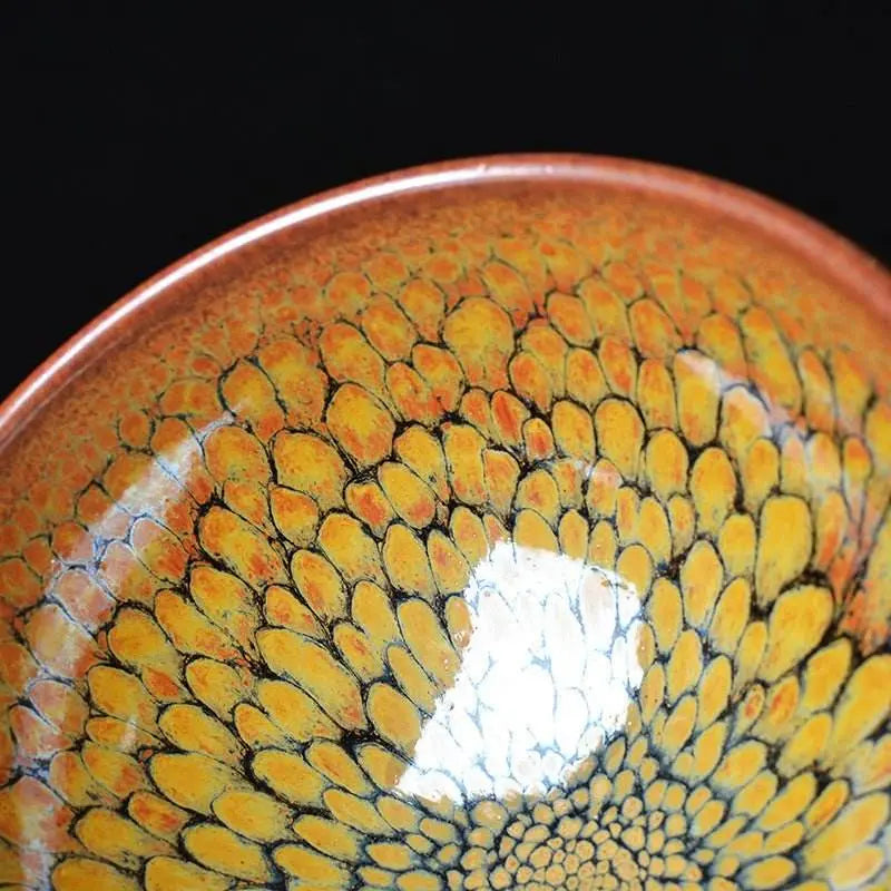 Temmoku Glaze Jianzhan Tea Cup – Artistic & Unique Kiln - Changed Gongfu Set - STAR8S