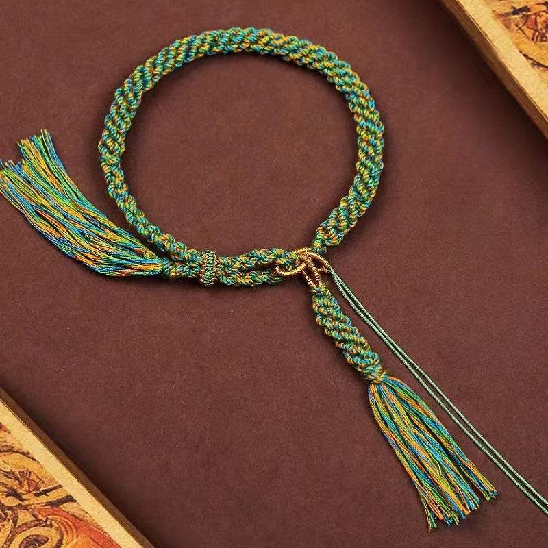 tibetan - style hand - woven diy hand rope, versatile & personalized jewelry - star8s
