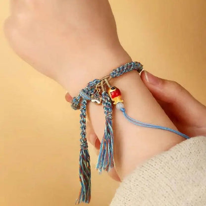 Tibetan - style Hand - woven DIY Hand Rope, Versatile & Personalized Jewelry - STAR8S