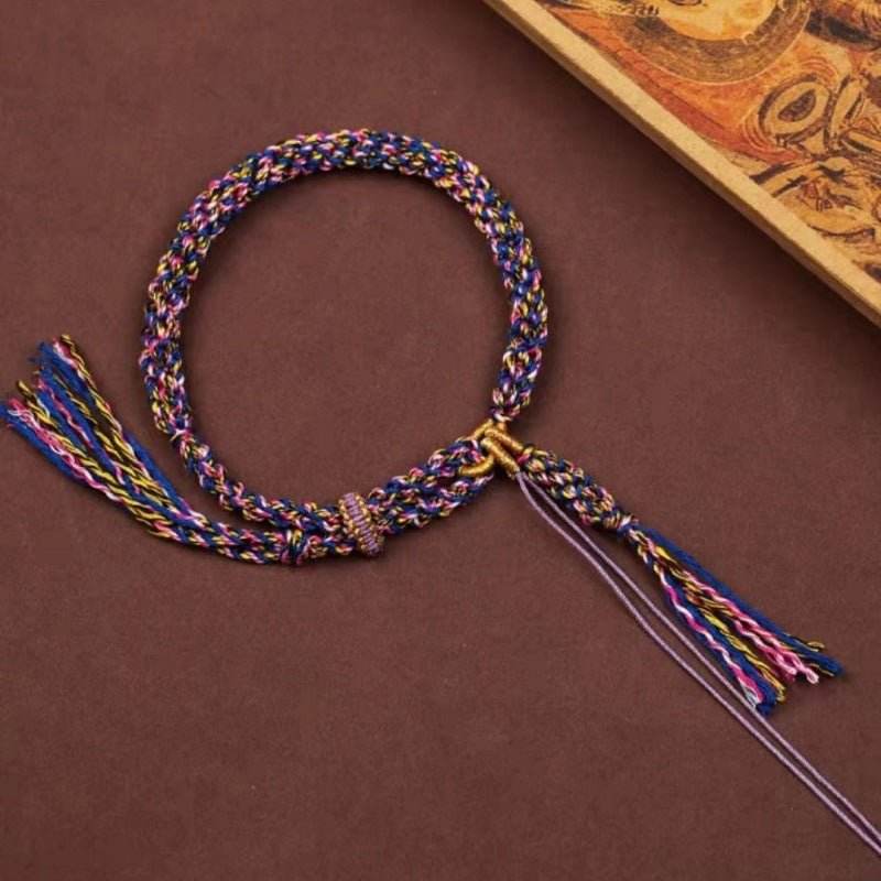 Tibetan - style Hand - woven DIY Hand Rope, Versatile & Personalized Jewelry - STAR8S