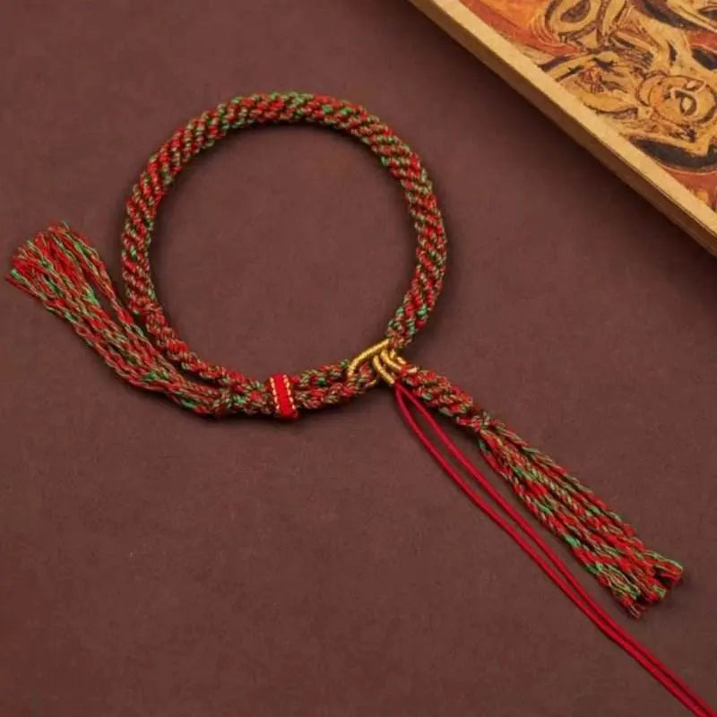tibetan - style hand - woven diy hand rope, versatile & personalized jewelry - star8s