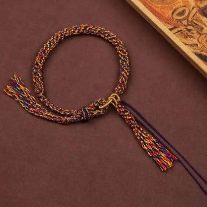 Tibetan - style Hand - woven DIY Hand Rope, Versatile & Personalized Jewelry - STAR8S