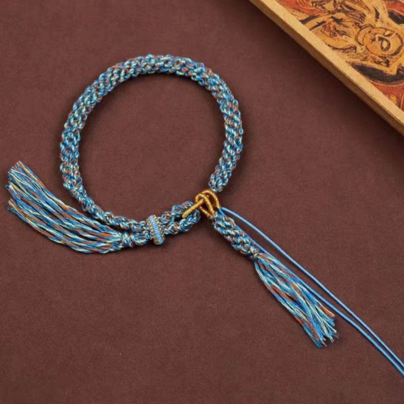 Tibetan - style Hand - woven DIY Hand Rope, Versatile & Personalized Jewelry - STAR8S
