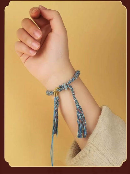 Tibetan - style Hand - woven DIY Hand Rope, Versatile & Personalized Jewelry - STAR8S