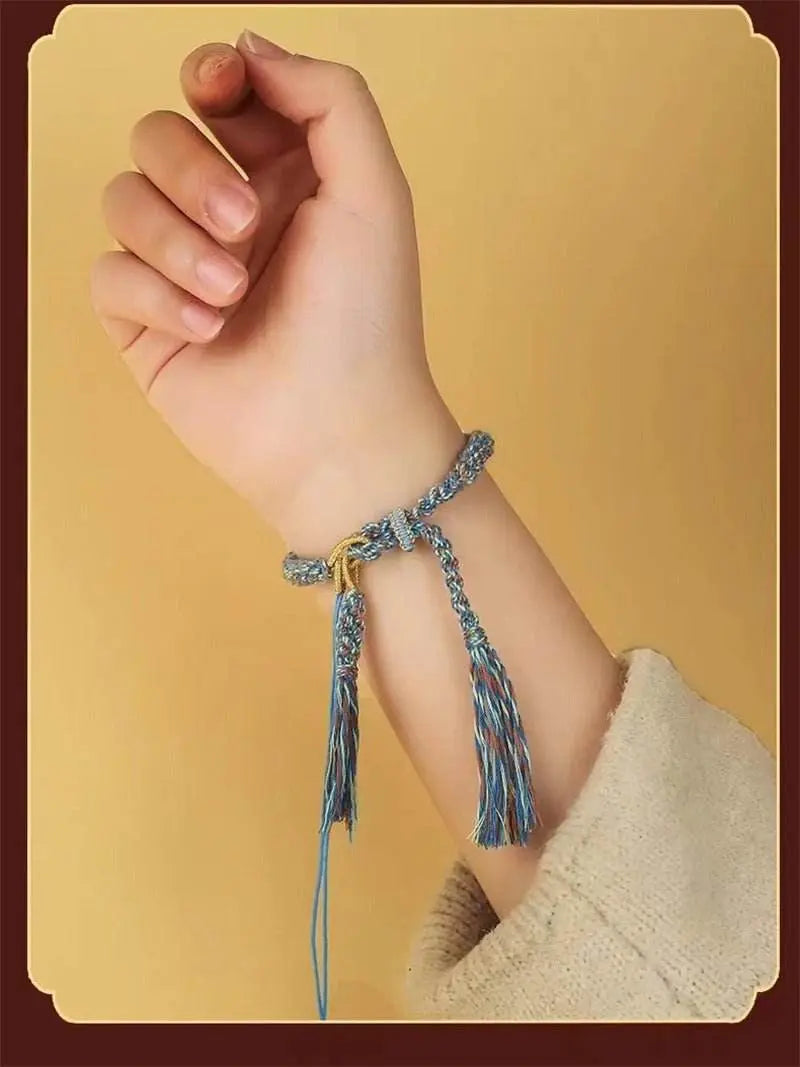 tibetan - style hand - woven diy hand rope, versatile & personalized jewelry - star8s