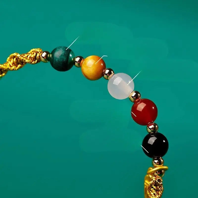 traditional red string bracelet: dragon boat festival five - color design | star8s