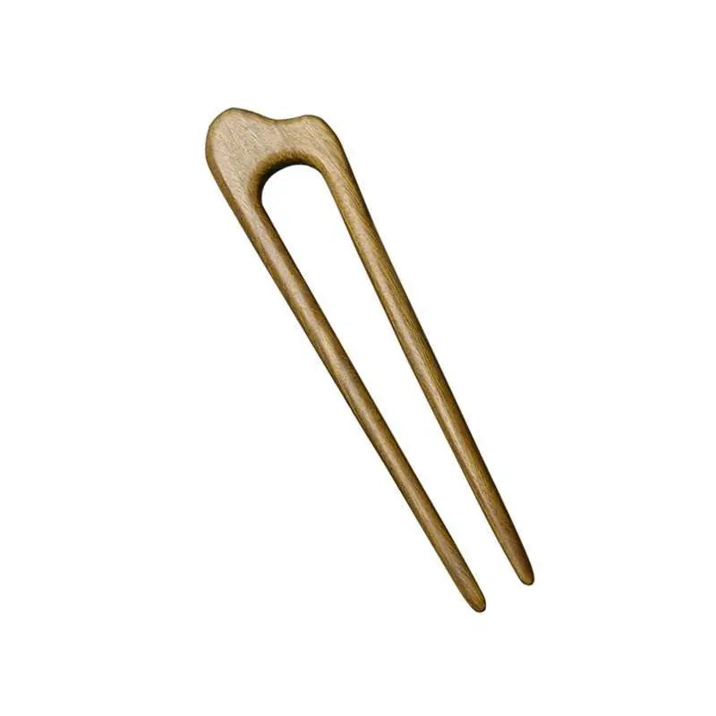 Vintage Green Sandalwood Hairpin for Princess Hairstyles Daily Gift - STAR8S