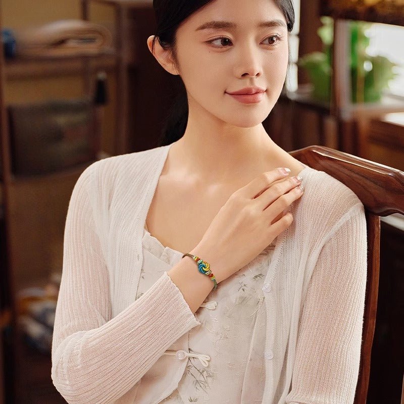 Wenchang Hand - Woven Red String Bracelet for Exam Success, Good Luck & Prosperity – Adjustable & Durable - STAR8S