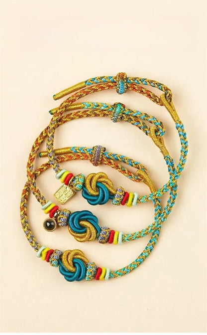 Wenchang Hand - Woven Red String Bracelet for Exam Success, Good Luck & Prosperity – Adjustable & Durable - STAR8S