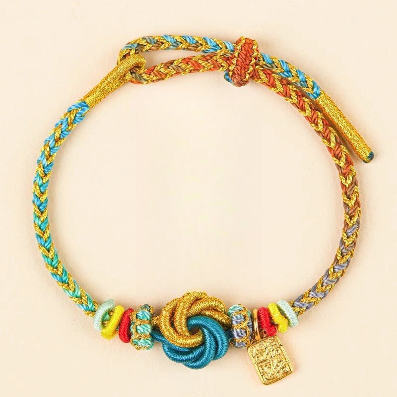 Wenchang Hand - Woven Red String Bracelet for Exam Success, Good Luck & Prosperity – Adjustable & Durable - STAR8S