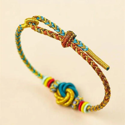 Wenchang Hand - Woven Red String Bracelet for Exam Success, Good Luck & Prosperity – Adjustable & Durable - STAR8S