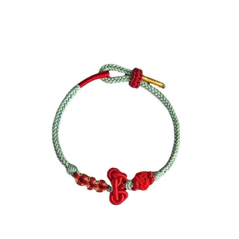 Wenchang Knot Red String Bracelet – Handwoven Spiritual Red Bracelet for Students and Teachers - STAR8S