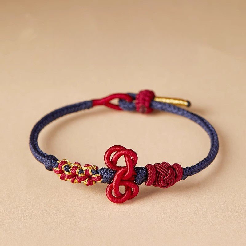 wenchang knot red string bracelet – handwoven spiritual red bracelet for students and teachers - star8s