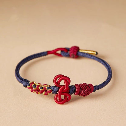 Wenchang Knot Red String Bracelet – Handwoven Spiritual Red Bracelet for Students and Teachers - STAR8S
