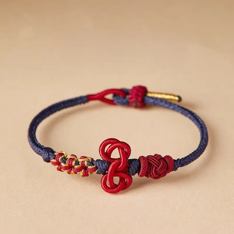 Wenchang Knot Red String Bracelet – Handwoven Spiritual Red Bracelet for Students and Teachers - STAR8S