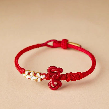 Wenchang Knot Red String Bracelet – Handwoven Spiritual Red Bracelet for Students and Teachers - STAR8S