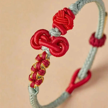 Wenchang Knot Red String Bracelet – Handwoven Spiritual Red Bracelet for Students and Teachers - STAR8S