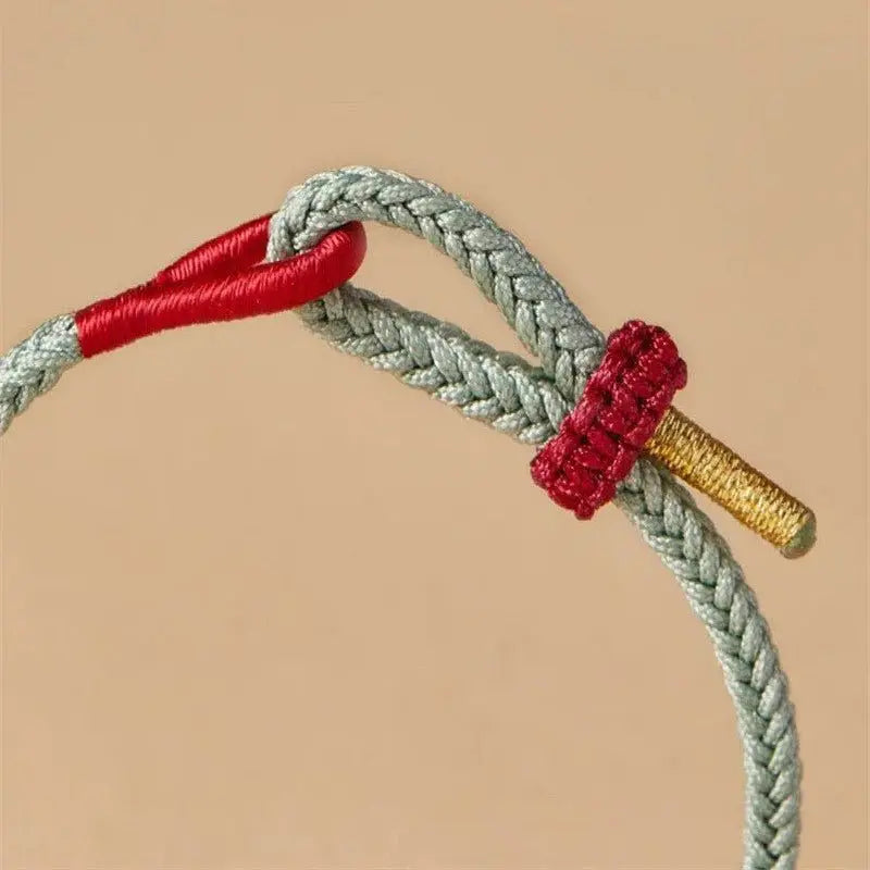 wenchang knot red string bracelet – handwoven spiritual red bracelet for students and teachers - star8s