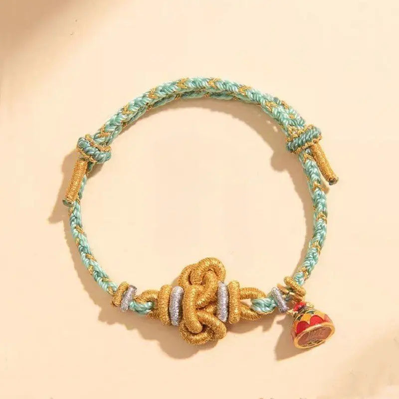 wenchang knot red string bracelet for men – lucky koi fish charm for exam success & good luck - star8s