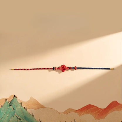 Wenchang Knot Red String Bracelet for Men – Lucky Koi Fish Charm for Exam Success & Good Luck - STAR8S