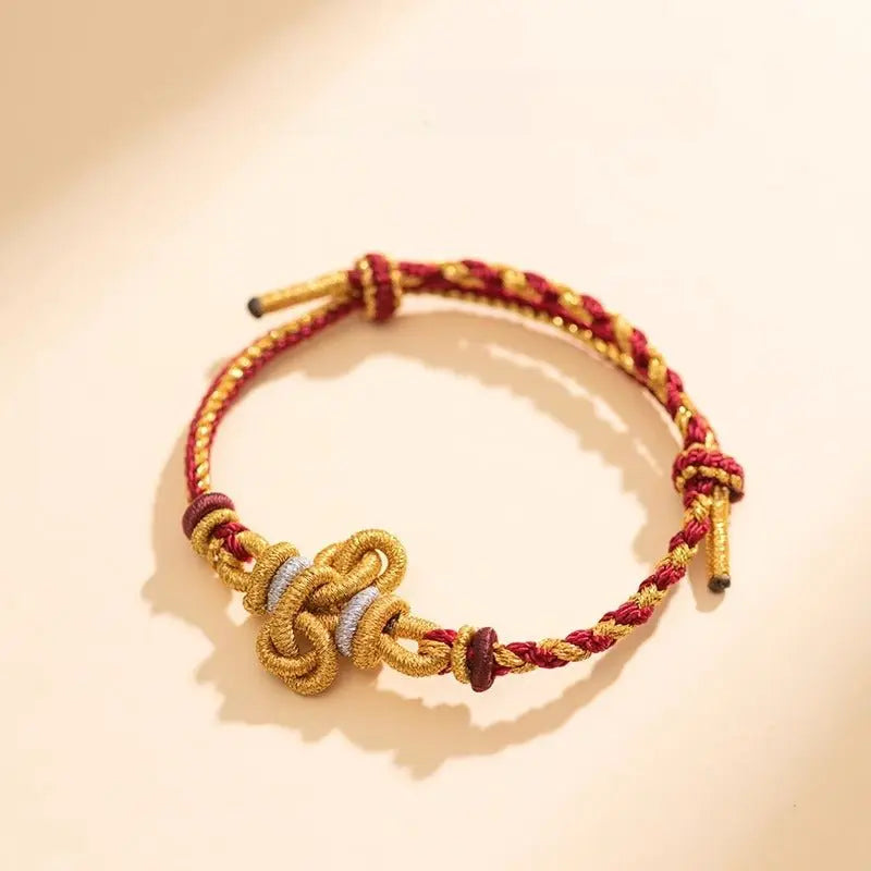 Wenchang Knot Red String Bracelet for Men – Lucky Koi Fish Charm for Exam Success & Good Luck - STAR8S