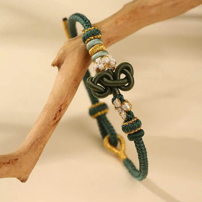 Wenchang - knot Hand - woven Rope for Students, Lucky Koi Bracelet for Exams & School Days - STAR8S