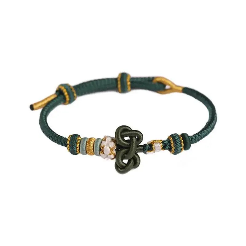 wenchang - knot hand - woven rope for students, lucky koi bracelet for exams & school days - star8s