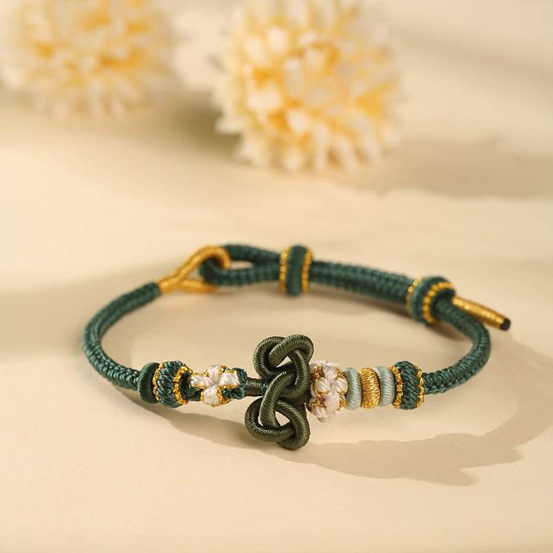 wenchang - knot hand - woven rope for students, lucky koi bracelet for exams & school days - star8s