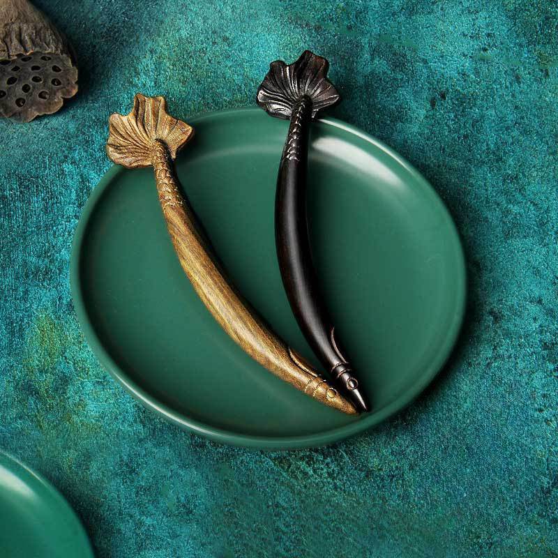 wooden carved hairpin, stylish for hanfu & daily hairstyling - star8s