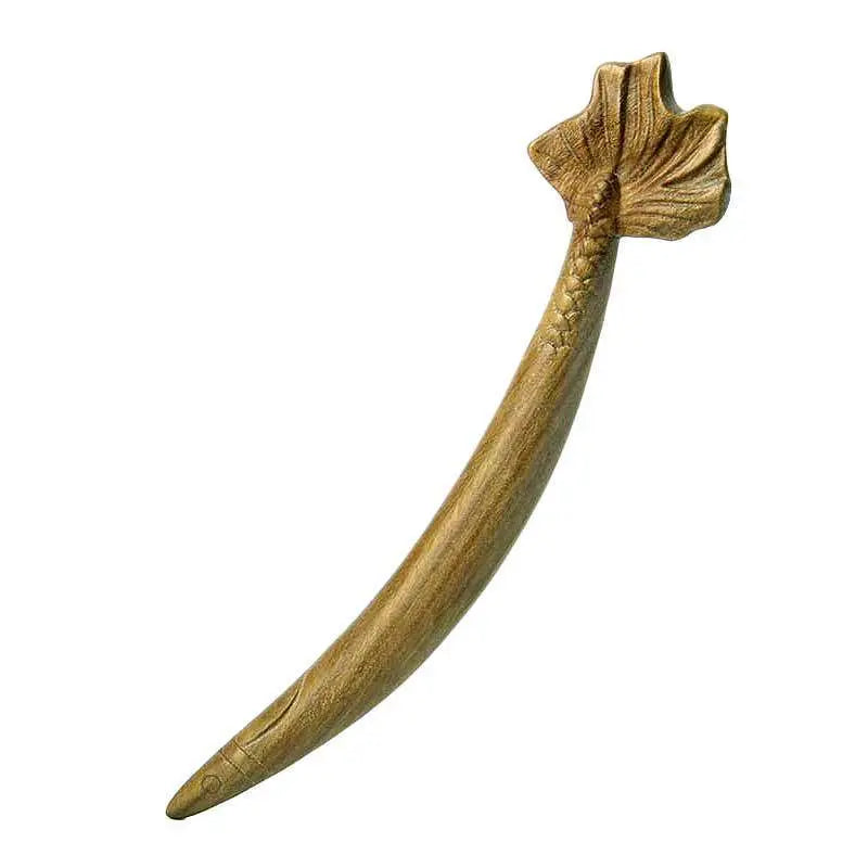 Wooden Carved Hairpin, Stylish for Hanfu & Daily Hairstyling - STAR8S