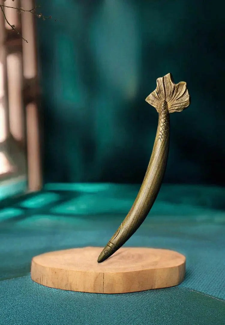 Wooden Carved Hairpin, Stylish for Hanfu & Daily Hairstyling - STAR8S