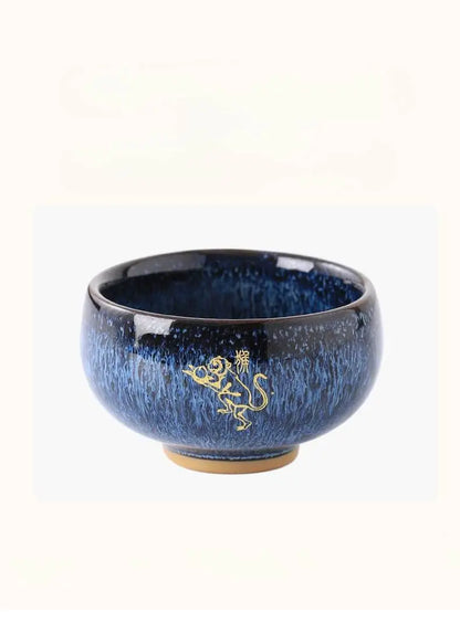 Zodiac Jianzhan Tea Cups – Kiln-Transformed Craft, Daily Tea Rituals Stress Relief & Connoisseur Prestige - STAR8S