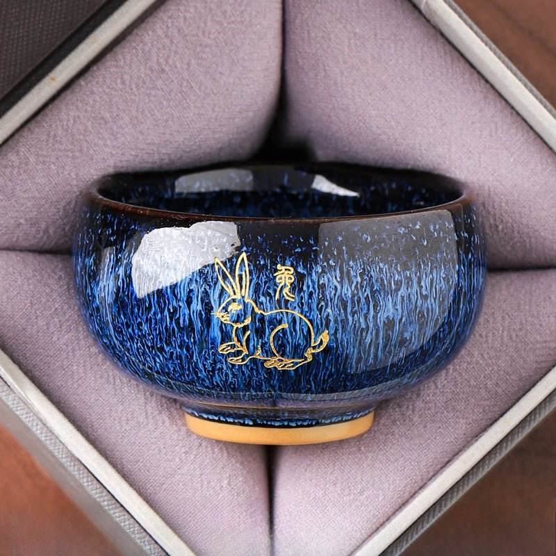 Zodiac Jianzhan Tea Cups – Kiln-Transformed Craft, Daily Tea Rituals Stress Relief & Connoisseur Prestige - STAR8S