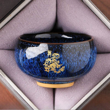 Zodiac Jianzhan Tea Cups – Kiln-Transformed Craft, Daily Tea Rituals Stress Relief & Connoisseur Prestige - STAR8S