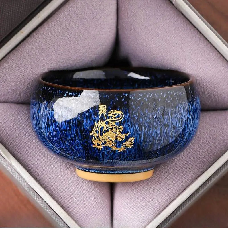 Zodiac Jianzhan Tea Cups – Kiln-Transformed Craft, Daily Tea Rituals Stress Relief & Connoisseur Prestige - STAR8S
