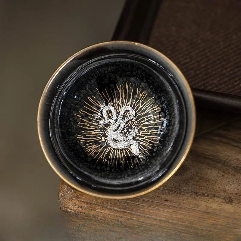 zodiac jianzhan tea set – kiln-transformed silver craft, tea ceremony anxiety relief & artistic legacy - star8s