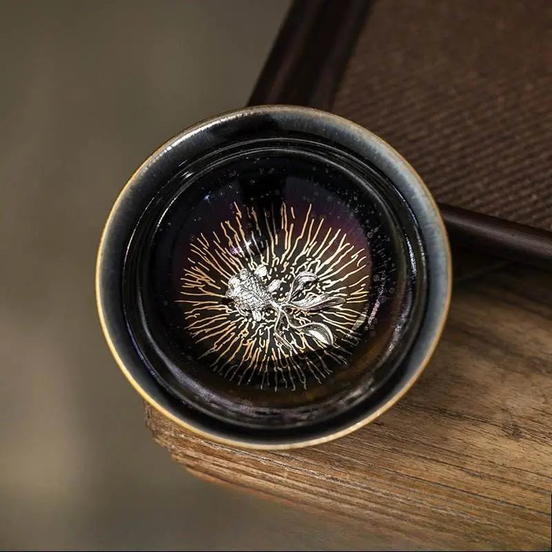 Zodiac Jianzhan Tea Set – Kiln-Transformed Silver Craft, Tea Ceremony Anxiety Relief & Artistic Legacy - STAR8S