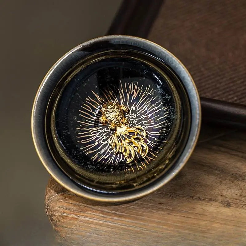 Zodiac Jianzhan Tea Set – Kiln-Transformed Silver Craft, Tea Ceremony Anxiety Relief & Artistic Legacy - STAR8S