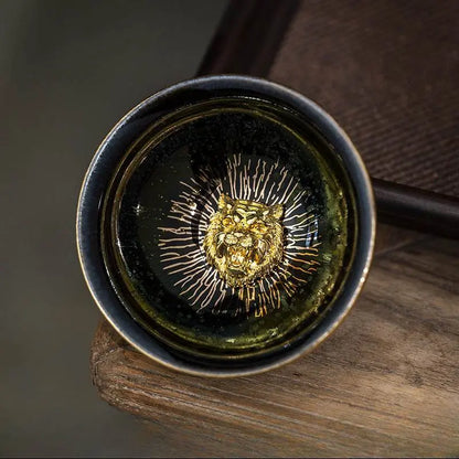 Zodiac Jianzhan Tea Set – Kiln-Transformed Silver Craft, Tea Ceremony Anxiety Relief & Artistic Legacy - STAR8S