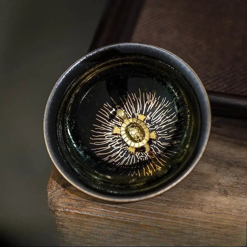 Zodiac Jianzhan Tea Set – Kiln-Transformed Silver Craft, Tea Ceremony Anxiety Relief & Artistic Legacy - STAR8S