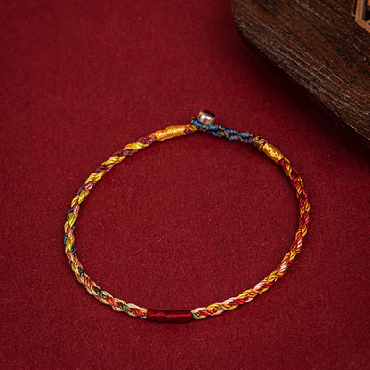 Handmade Five-Color Red String Bracelet for Duanwu Festival | Unisex Baby, Children & Friendship Gift