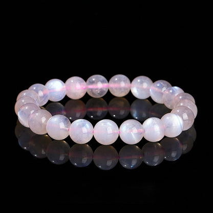 Moonlight Beaded Crystal Bracelet - Labradorite Round Beads for Men and Women - STAR8S