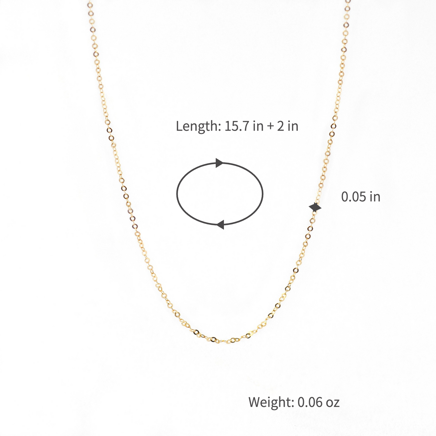 dainty minimalist link chain necklace for women teen girls ultra thin gold tone copper cable chain choker delicate layering clavicle collarbone necklace everyday fashion tiny plain base chain jewelry gift