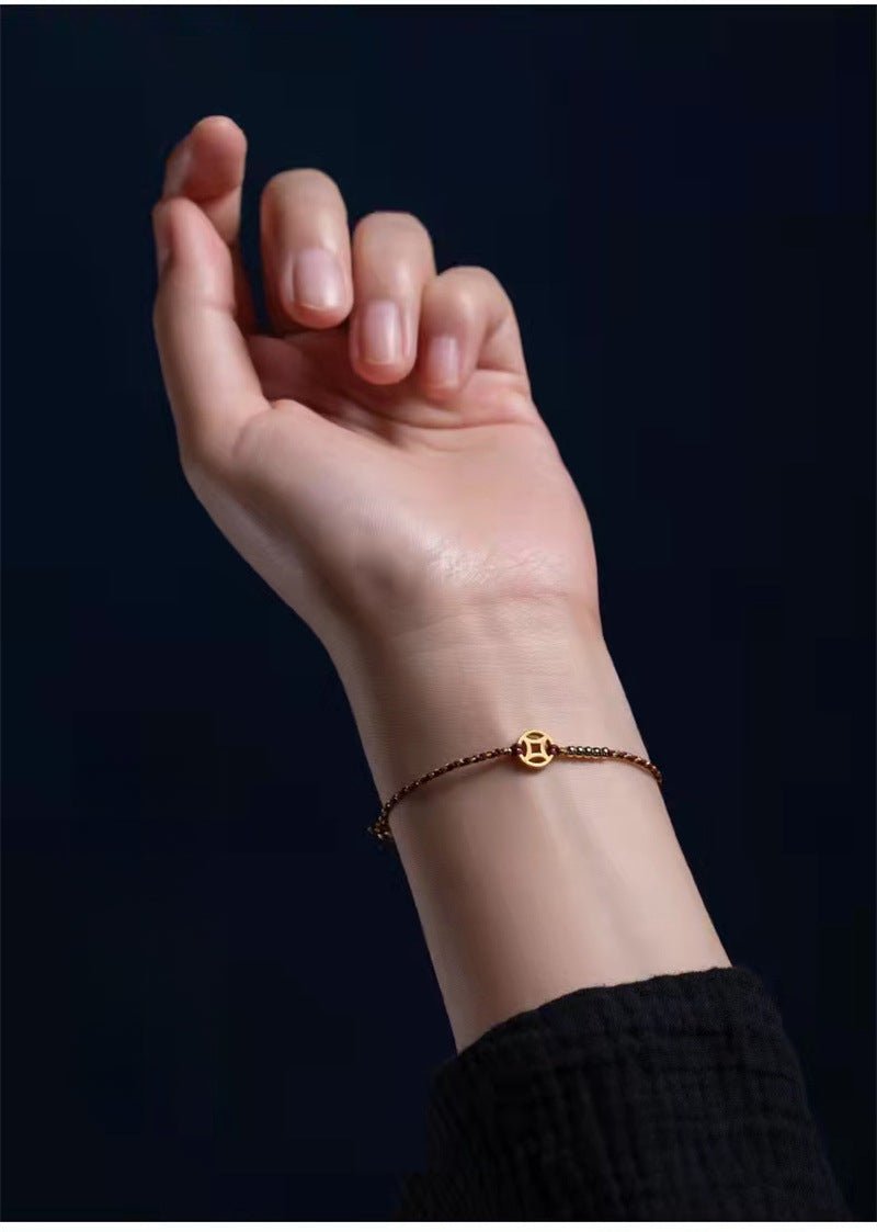 Adjustable Handmade Red String Bracelet with Five Road Fortune Gods | Perfect Gift for Women - STAR8S