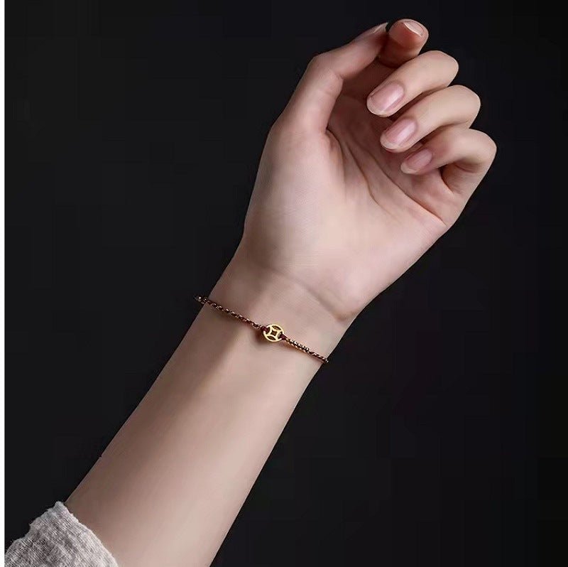 Adjustable Handmade Red String Bracelet with Five Road Fortune Gods | Perfect Gift for Women - STAR8S