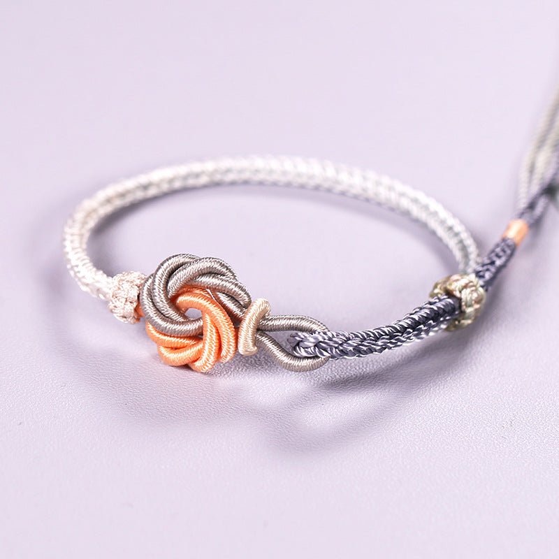 adjustable mandala knot handmade braided red string bracelet - unique handcrafted jewelry for women | star8s - star8s