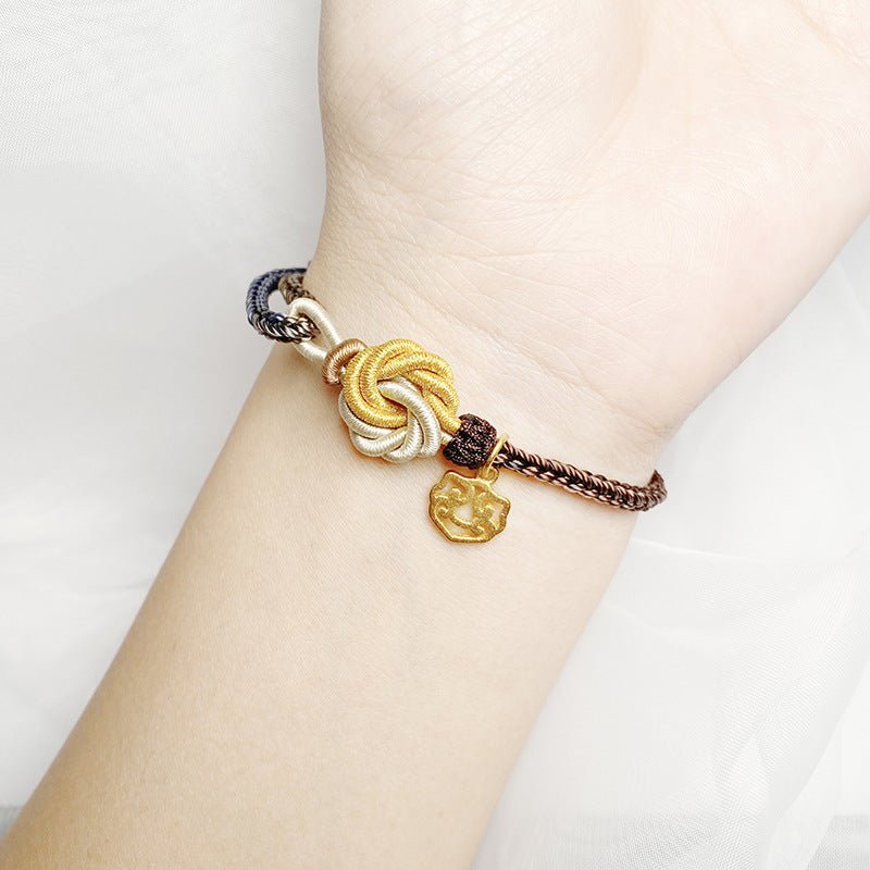 adjustable mandala knot handmade braided red string bracelet - unique handcrafted jewelry for women | star8s - star8s
