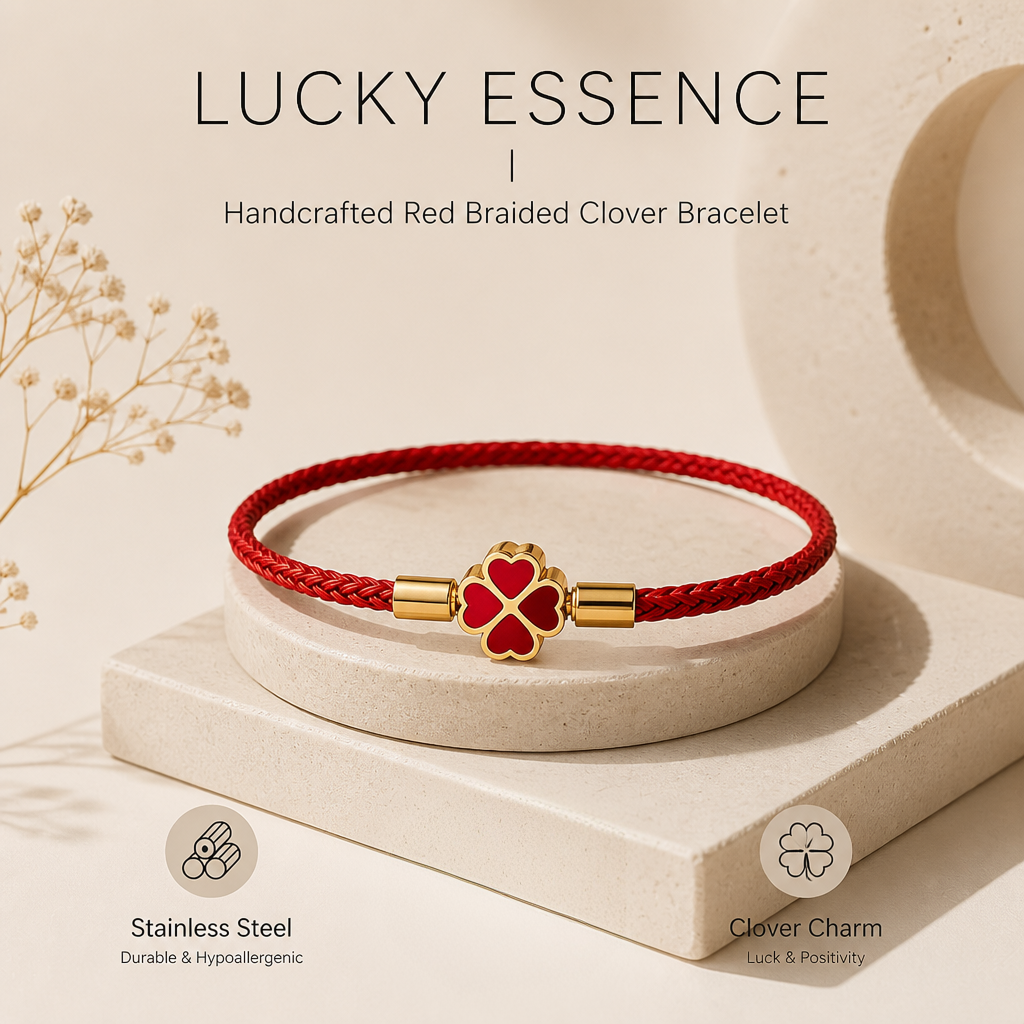 3mm four leaf clover wire rope bracelet stainless steel enamel lucky charm bangle waterproof braided cord jewelry gift for women
