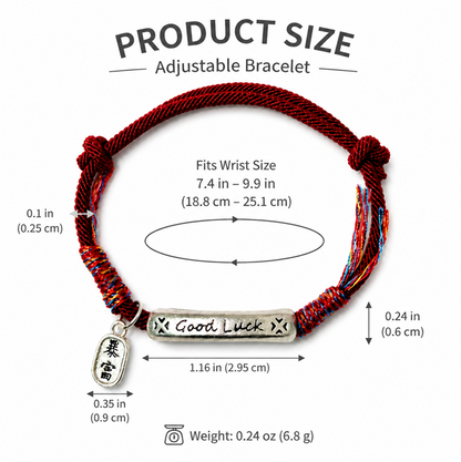 Handmade Red String Bracelet for Women Good Luck Kabbalah Protection Amulet Neo-Chinese Style Braided Cord Charm Bracelet Adjustable Friendship Jewelry Gift